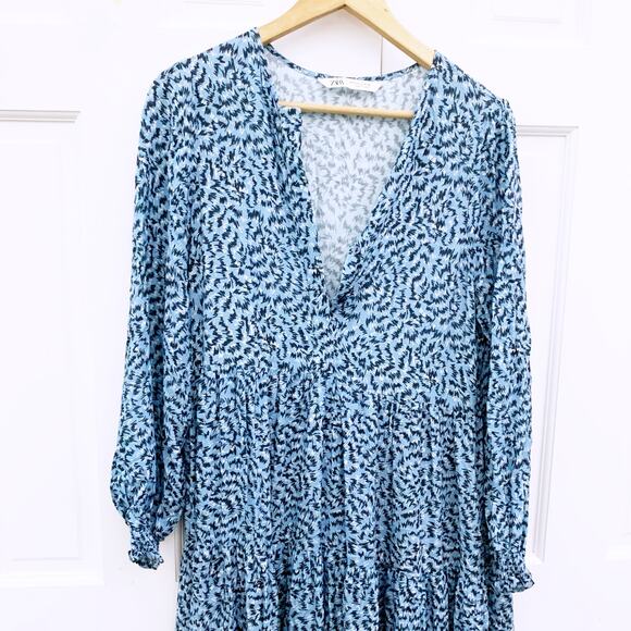 Zara Print Midi Dress - Picture 6 of 10
